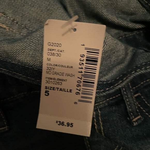 Childrens Place - NWT Girls 5 Denim Overalls with Lace Trim - Picture 4 of 4